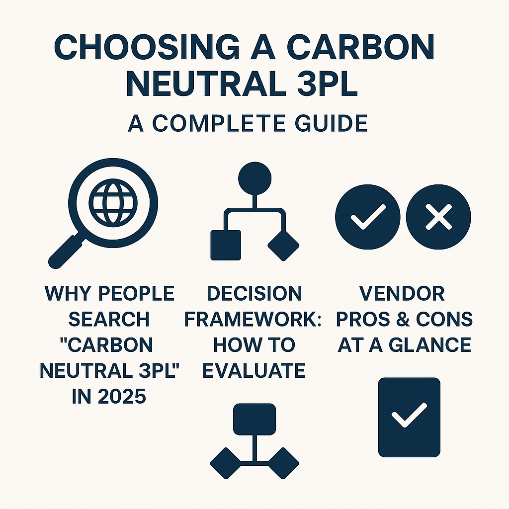 Choosing a Carbon Neutral 3PL: A Complete Guide