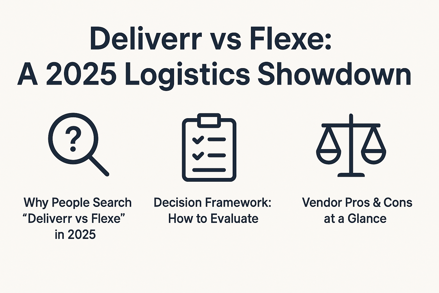 Deliverr vs Flexe: A 2025 Logistics Showdown