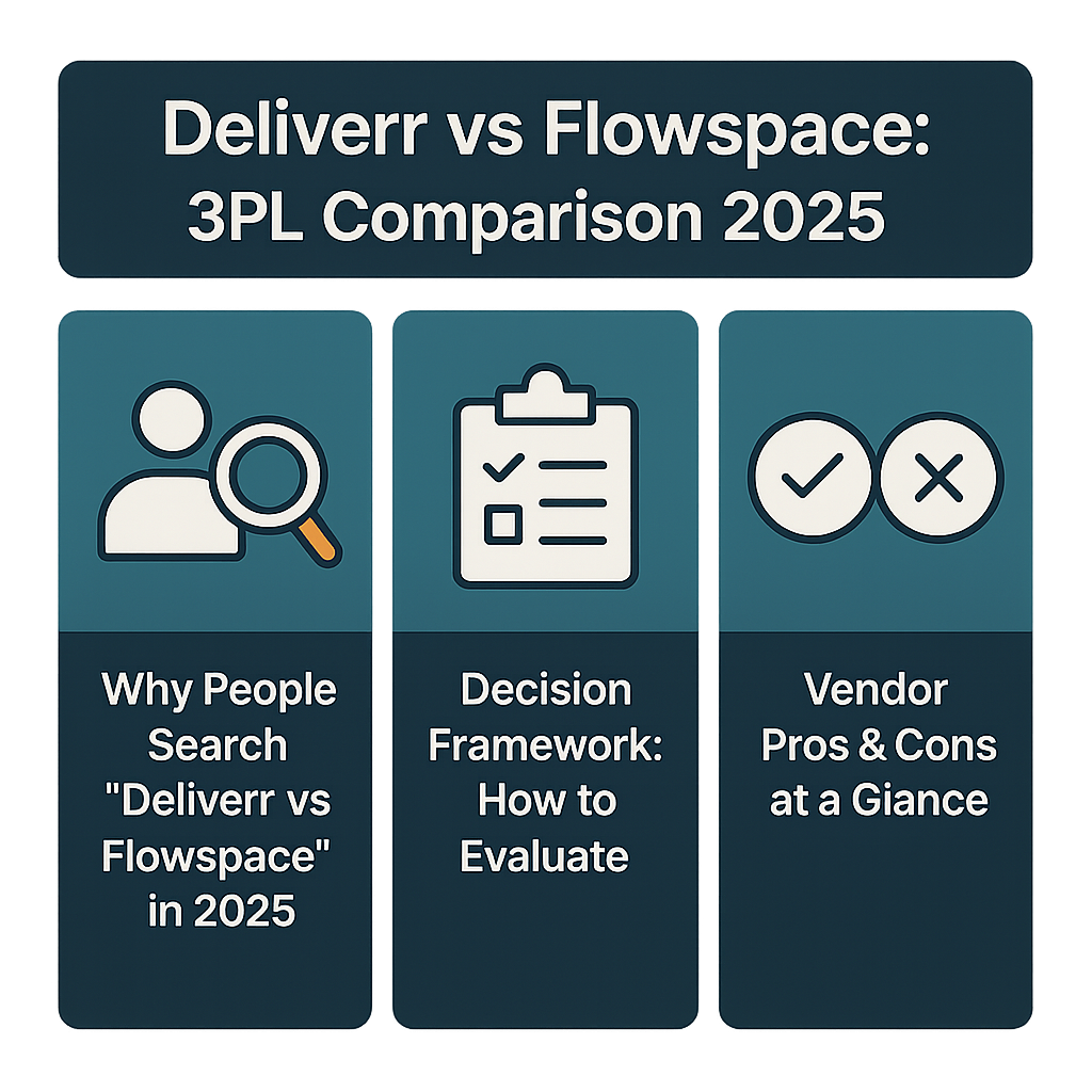 Deliverr vs Flowspace: 3PL Comparison 2025