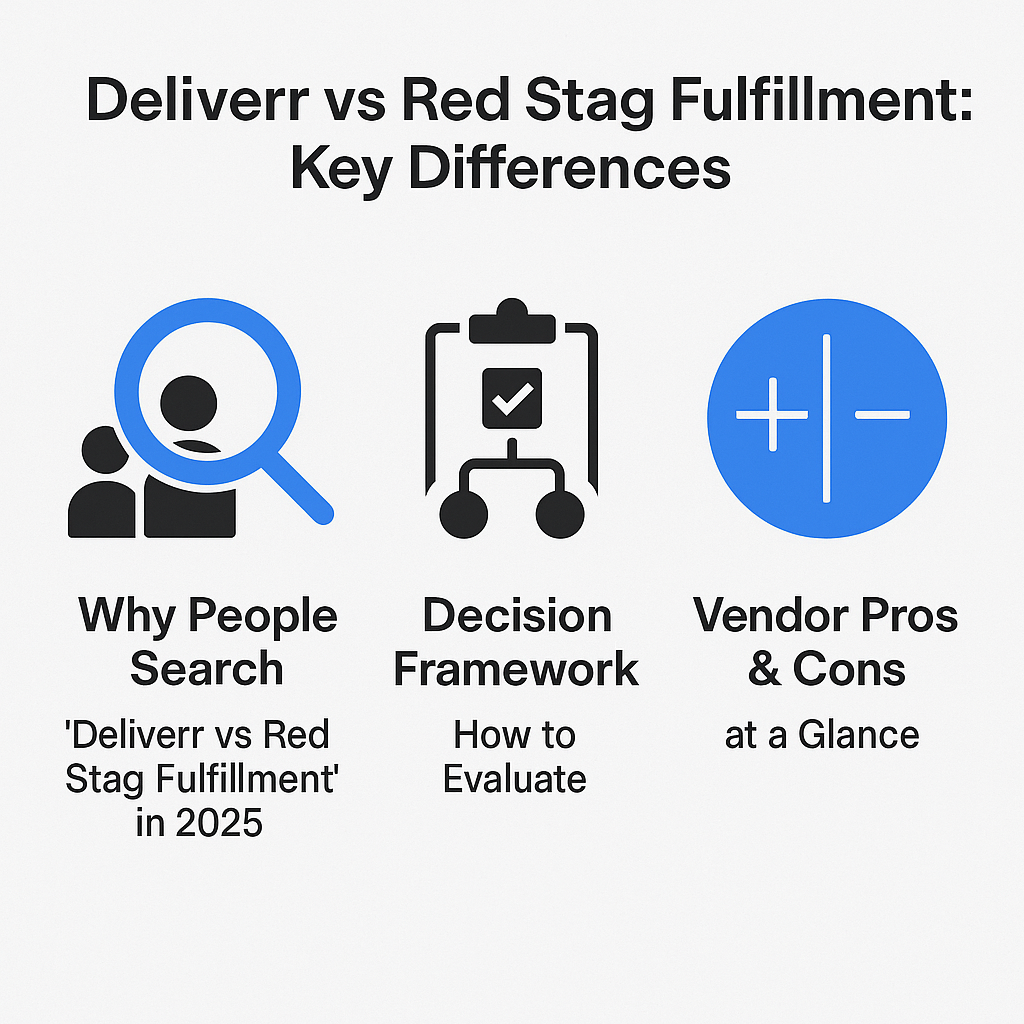 Deliverr vs Red Stag Fulfillment: Key Differences