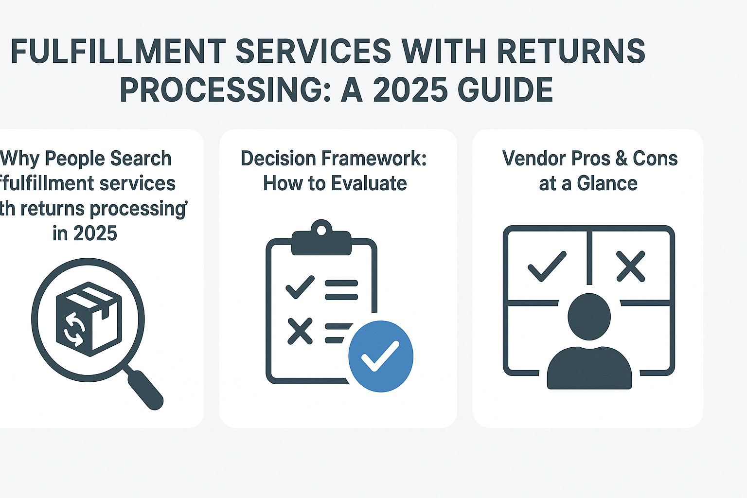 Fulfillment Services with Returns Processing: A 2025 Guide