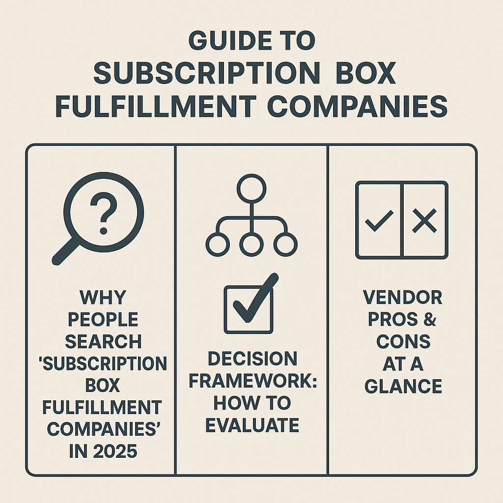 Guide to Subscription Box Fulfillment Companies