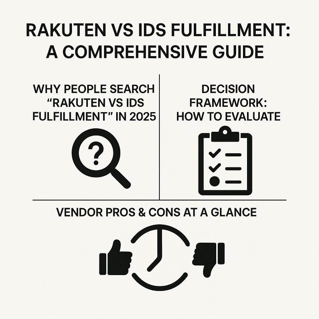 Rakuten vs IDS Fulfillment: A Comprehensive Guide