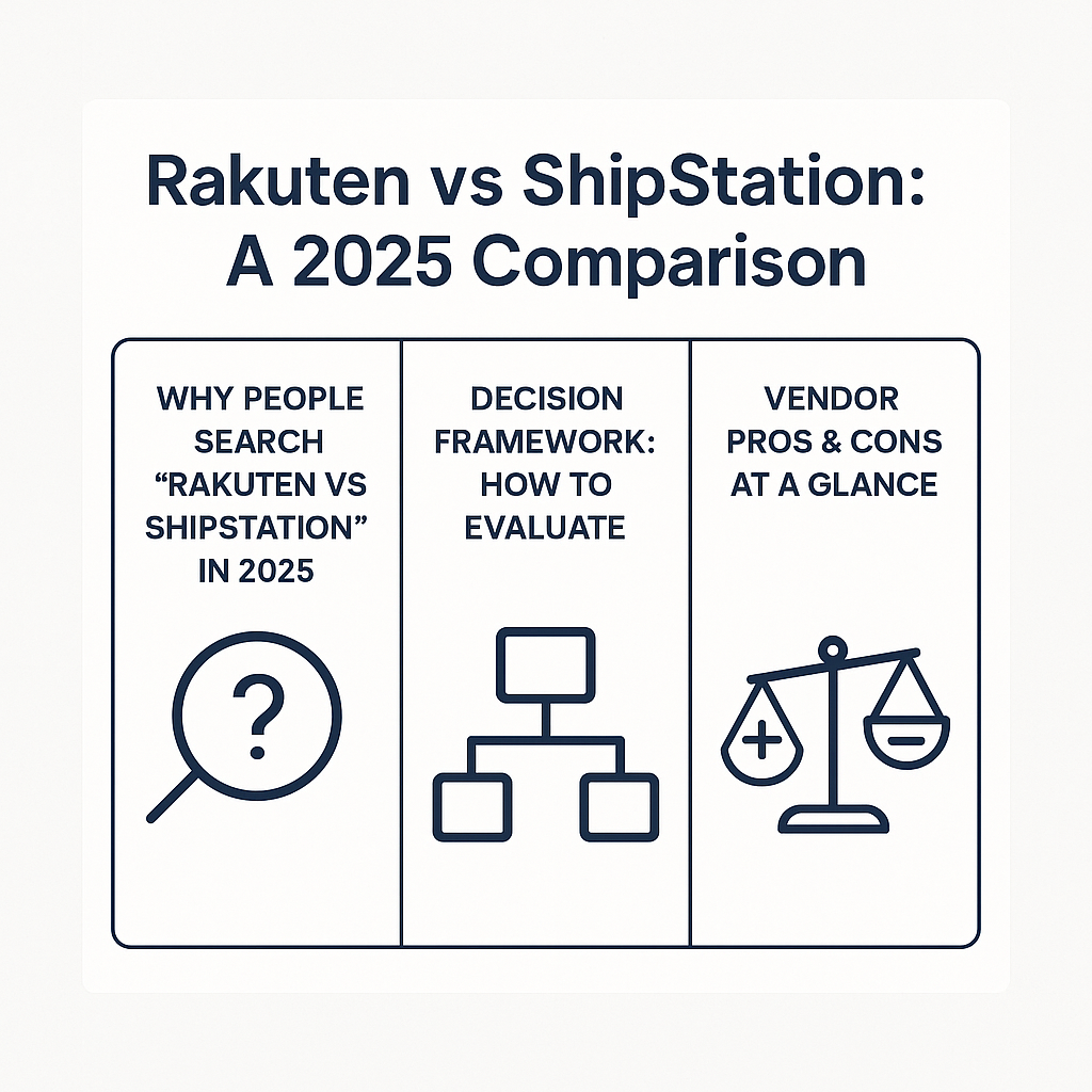 Rakuten vs ShipStation: A 2025 Comparison