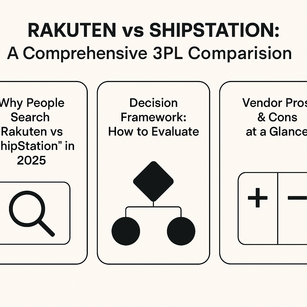 Rakuten vs ShipStation: A Comprehensive 3PL Comparison