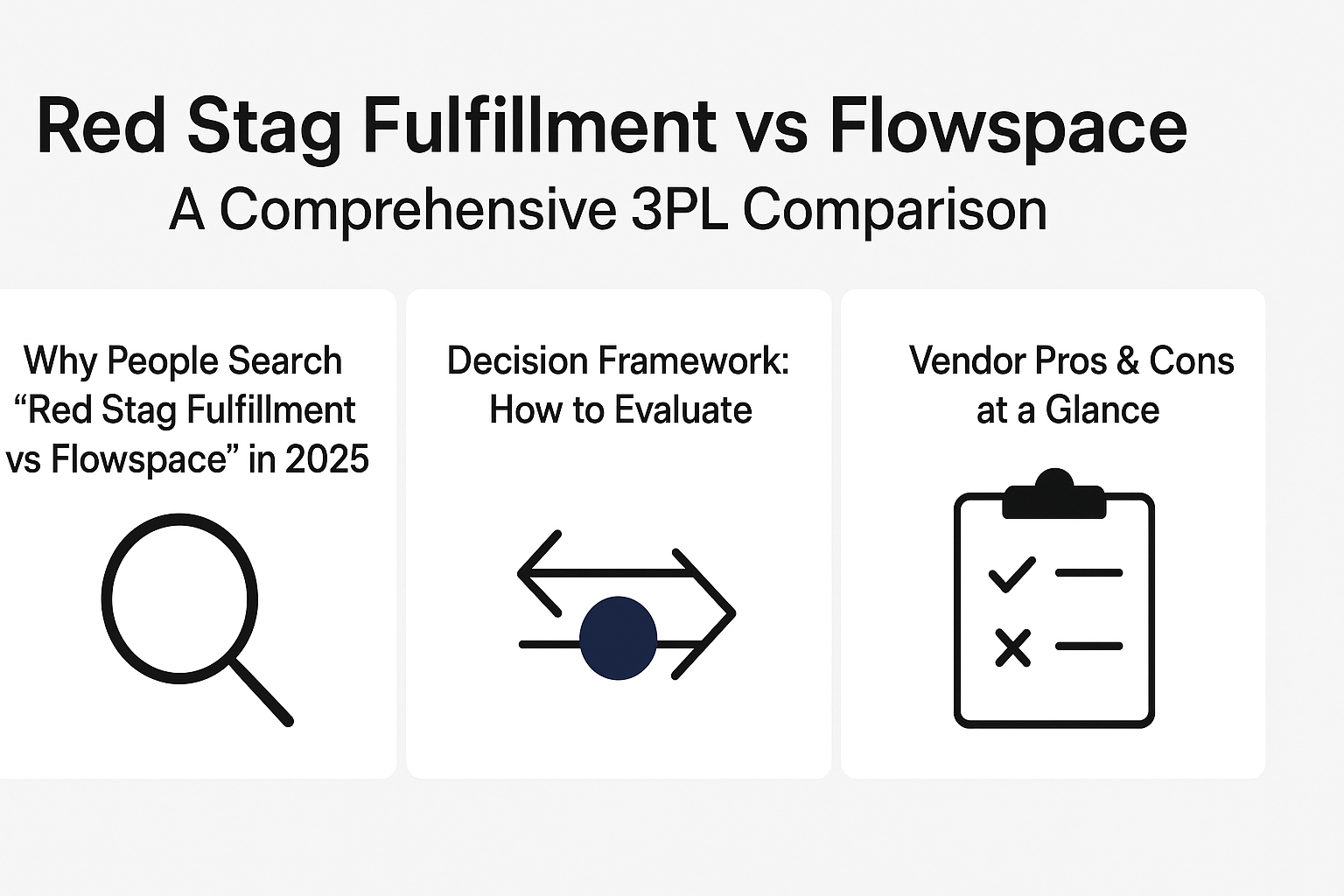 Red Stag Fulfillment vs Flowspace: A Comprehensive 3PL Comparison