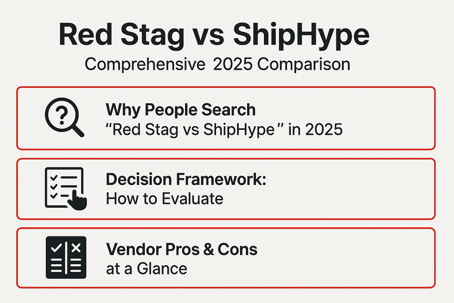 Red Stag vs ShipHype: Comprehensive 2025 Comparison