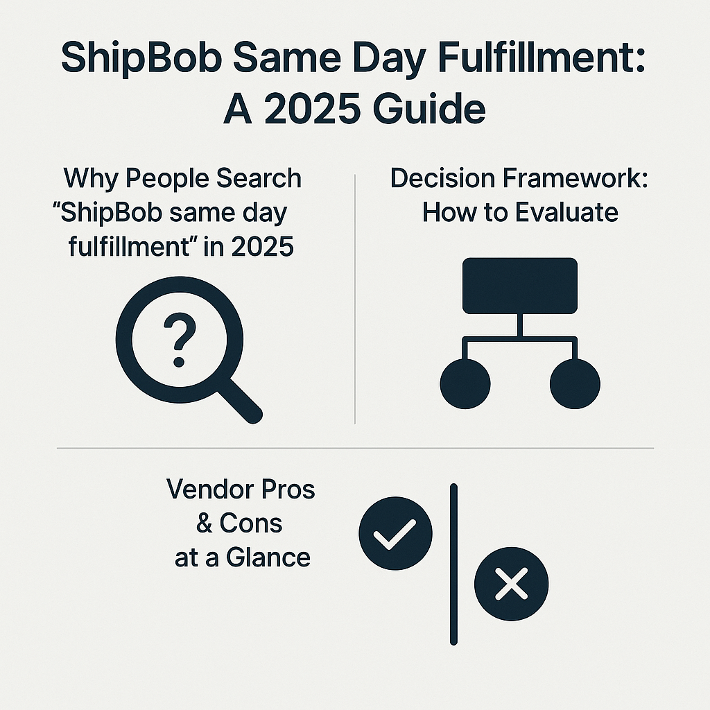 ShipBob Same Day Fulfillment: A 2025 Guide