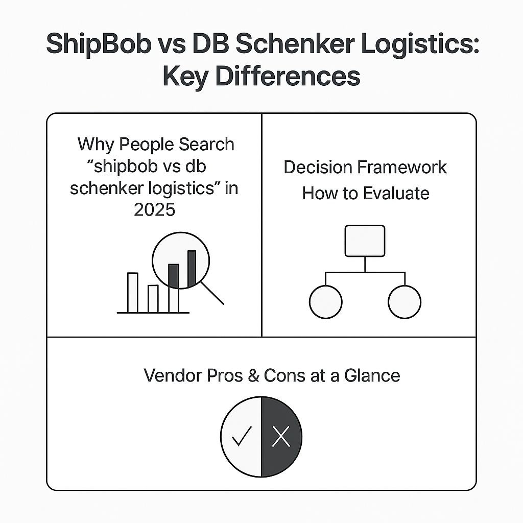 ShipBob vs DB Schenker Logistics: Key Differences