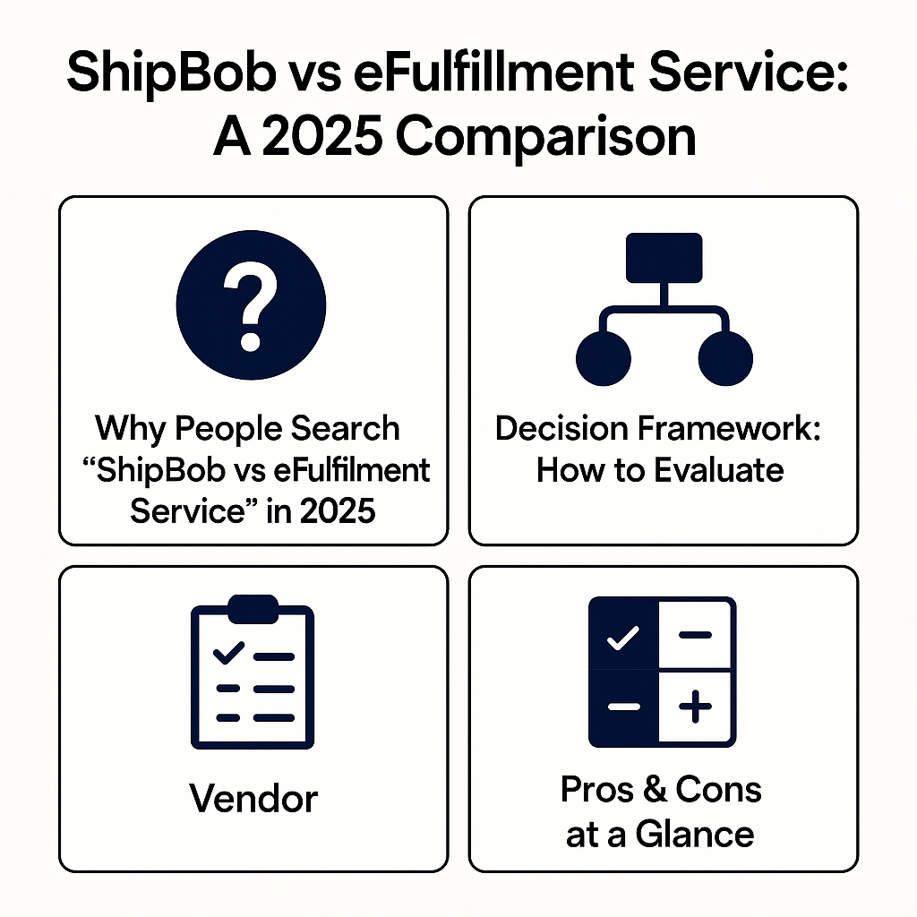 ShipBob vs eFulfillment Service: A 2025 Comparison