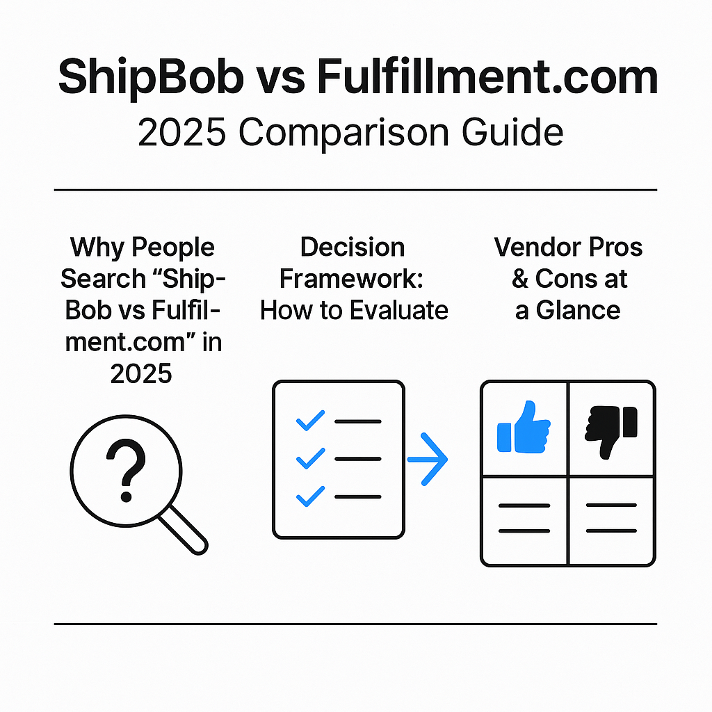 ShipBob vs Fulfillment.com: 2025 Comparison Guide