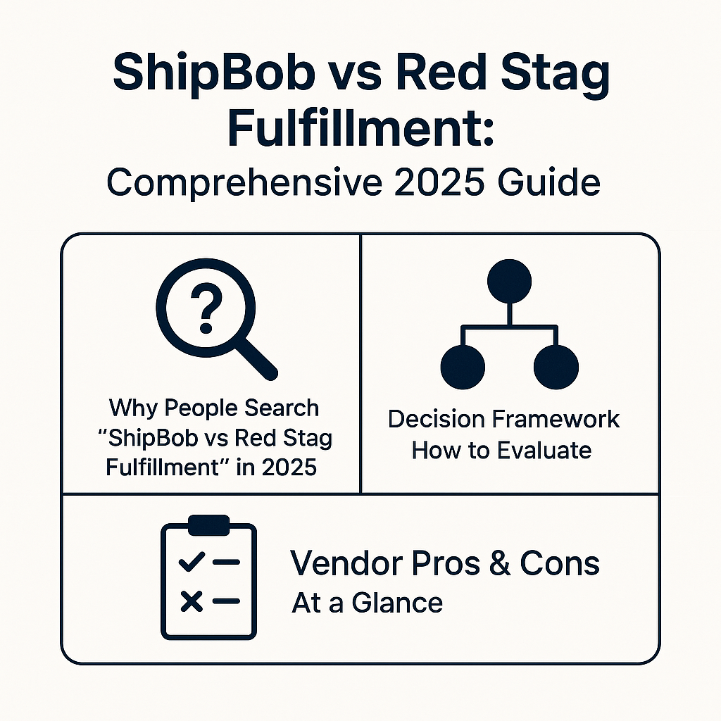 ShipBob vs Red Stag Fulfillment: Comprehensive 2025 Guide
