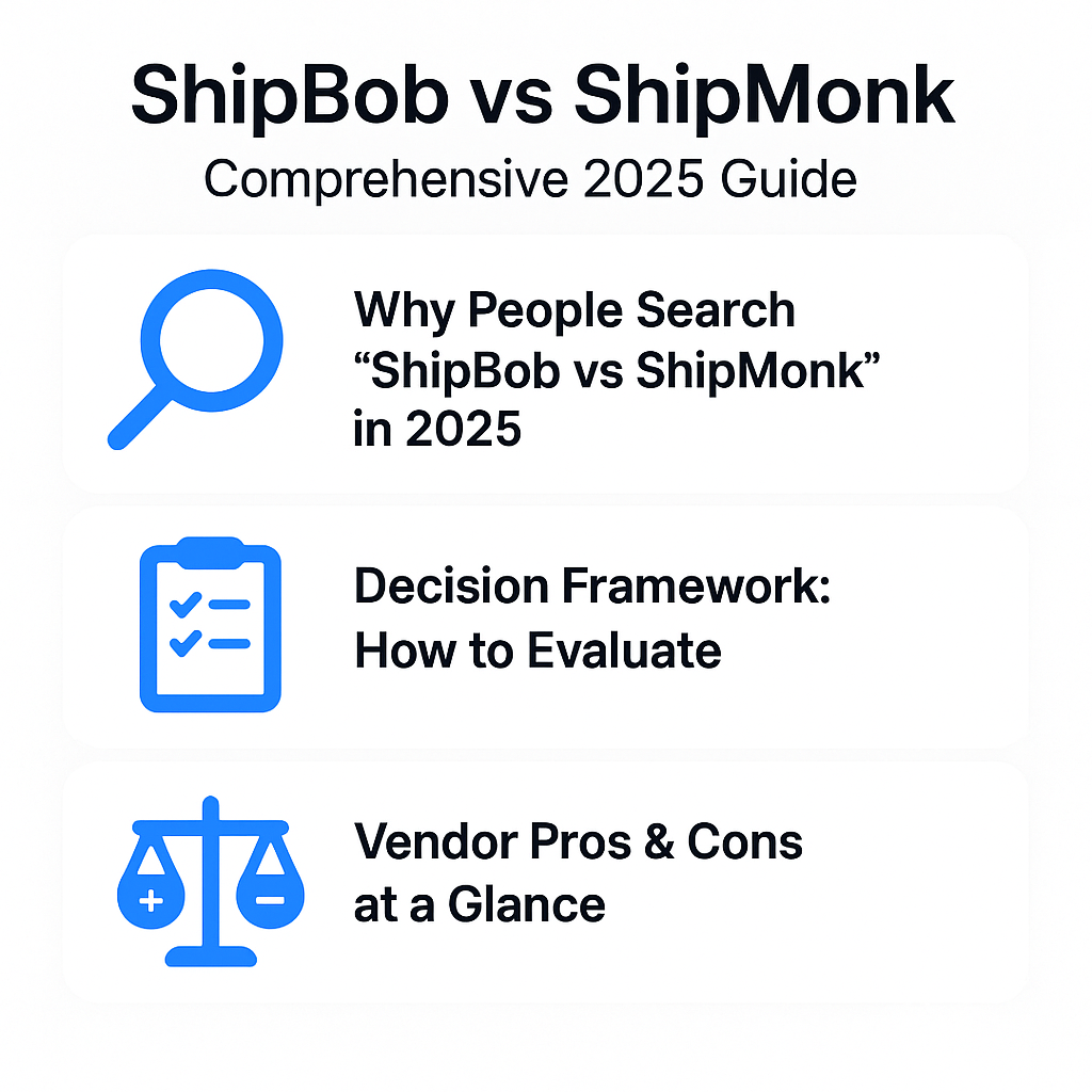ShipBob vs ShipMonk: Comprehensive 2025 Guide