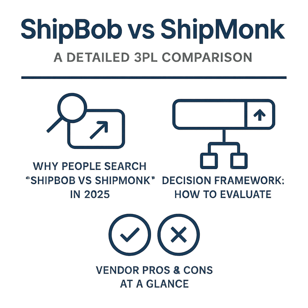 ShipBob vs ShipMonk: A Detailed 3PL Comparison