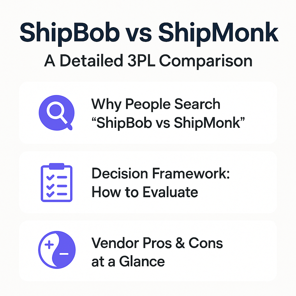 ShipBob vs ShipMonk: A Detailed 3PL Comparison