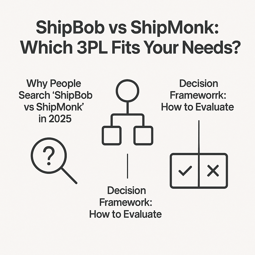 ShipBob vs ShipMonk: Which 3PL Fits Your Needs?