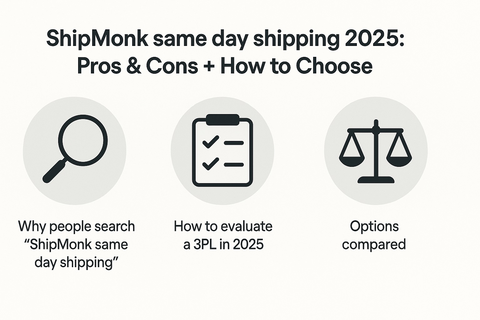 ShipMonk same day shipping 2025: Pros & Cons + How to Choose