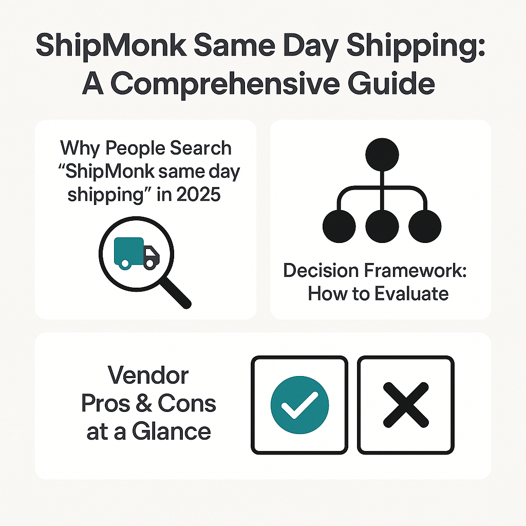 ShipMonk Same Day Shipping: A Comprehensive Guide