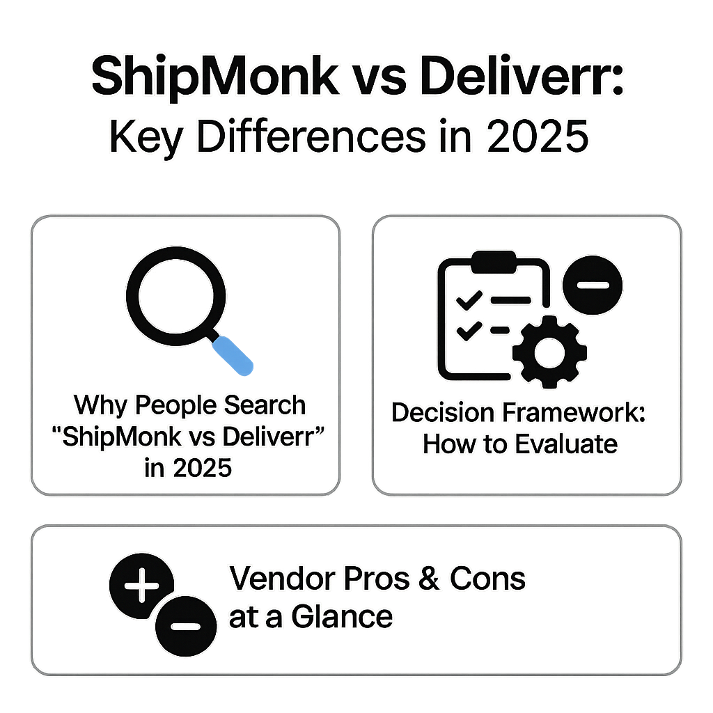 ShipMonk vs Deliverr: Key Differences in 2025