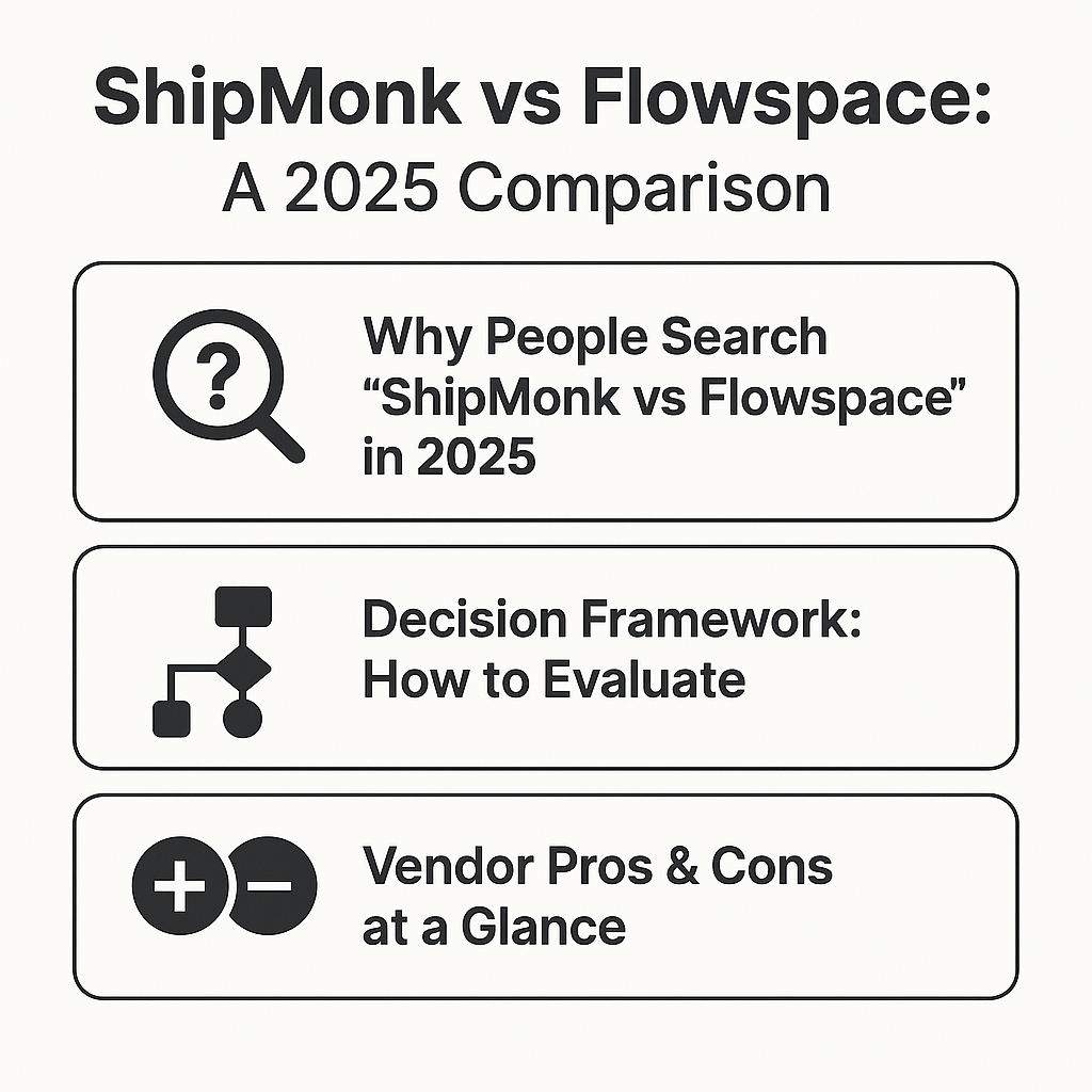 ShipMonk vs Flowspace: A 2025 Comparison