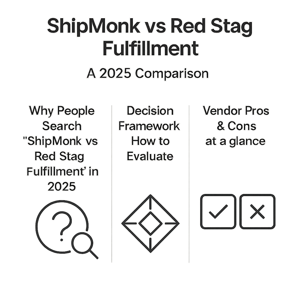 ShipMonk vs Red Stag Fulfillment: A 2025 Comparison