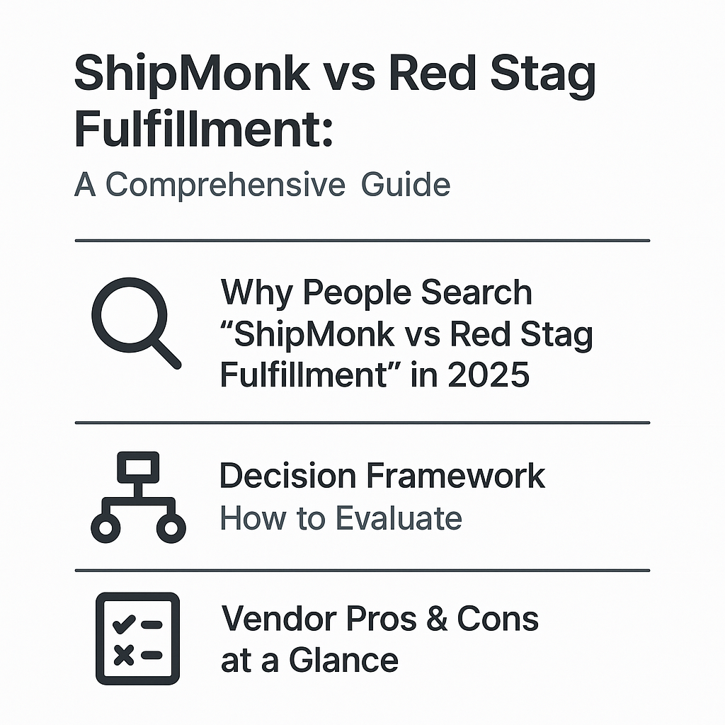 ShipMonk vs Red Stag Fulfillment: A Comprehensive Guide