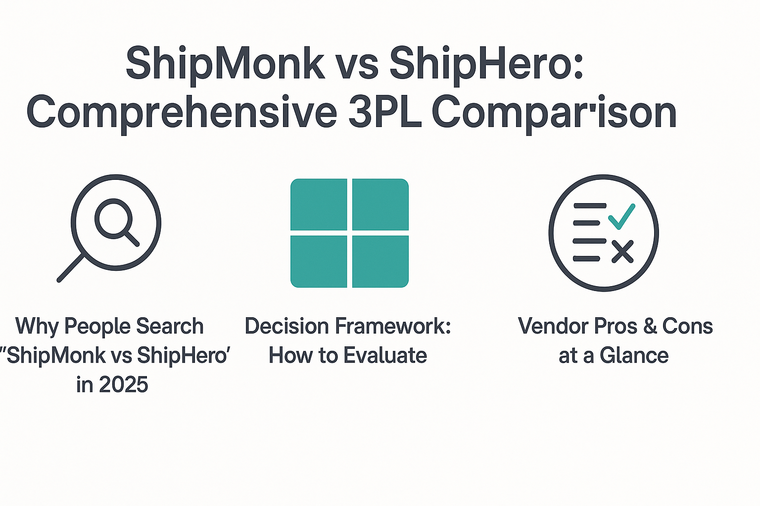 ShipMonk vs ShipHero: Comprehensive 3PL Comparison