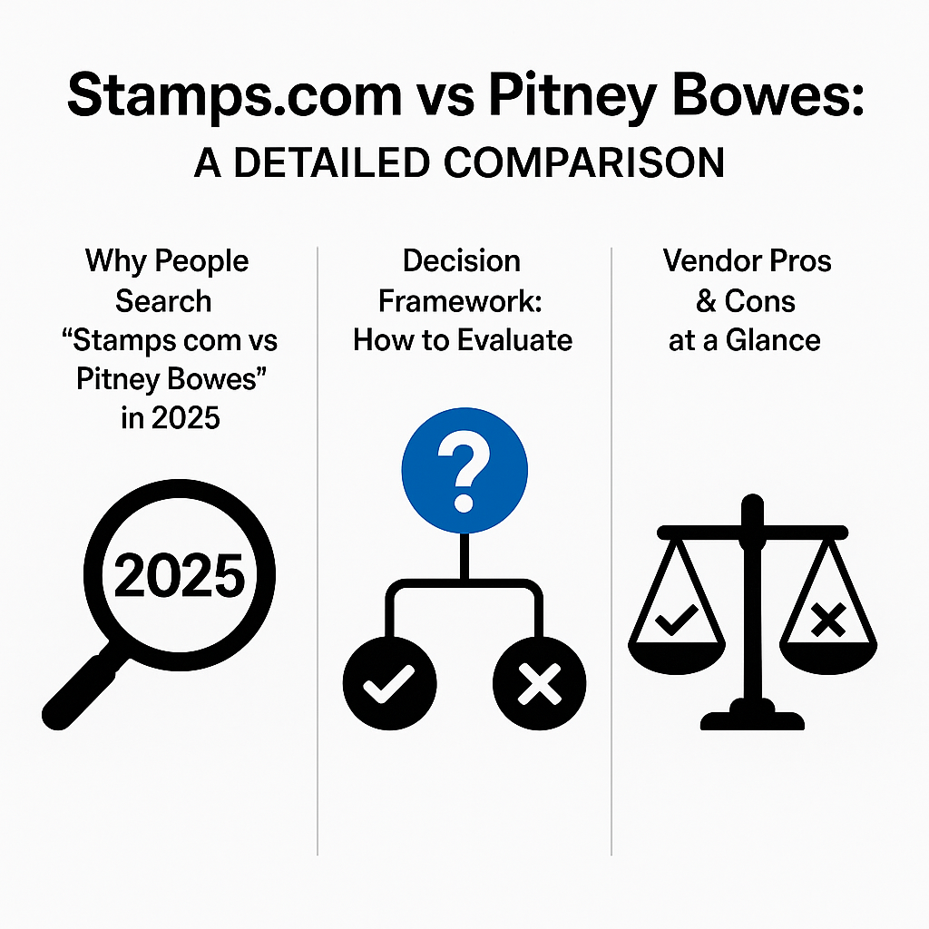 Stamps.com vs Pitney Bowes: A Detailed Comparison