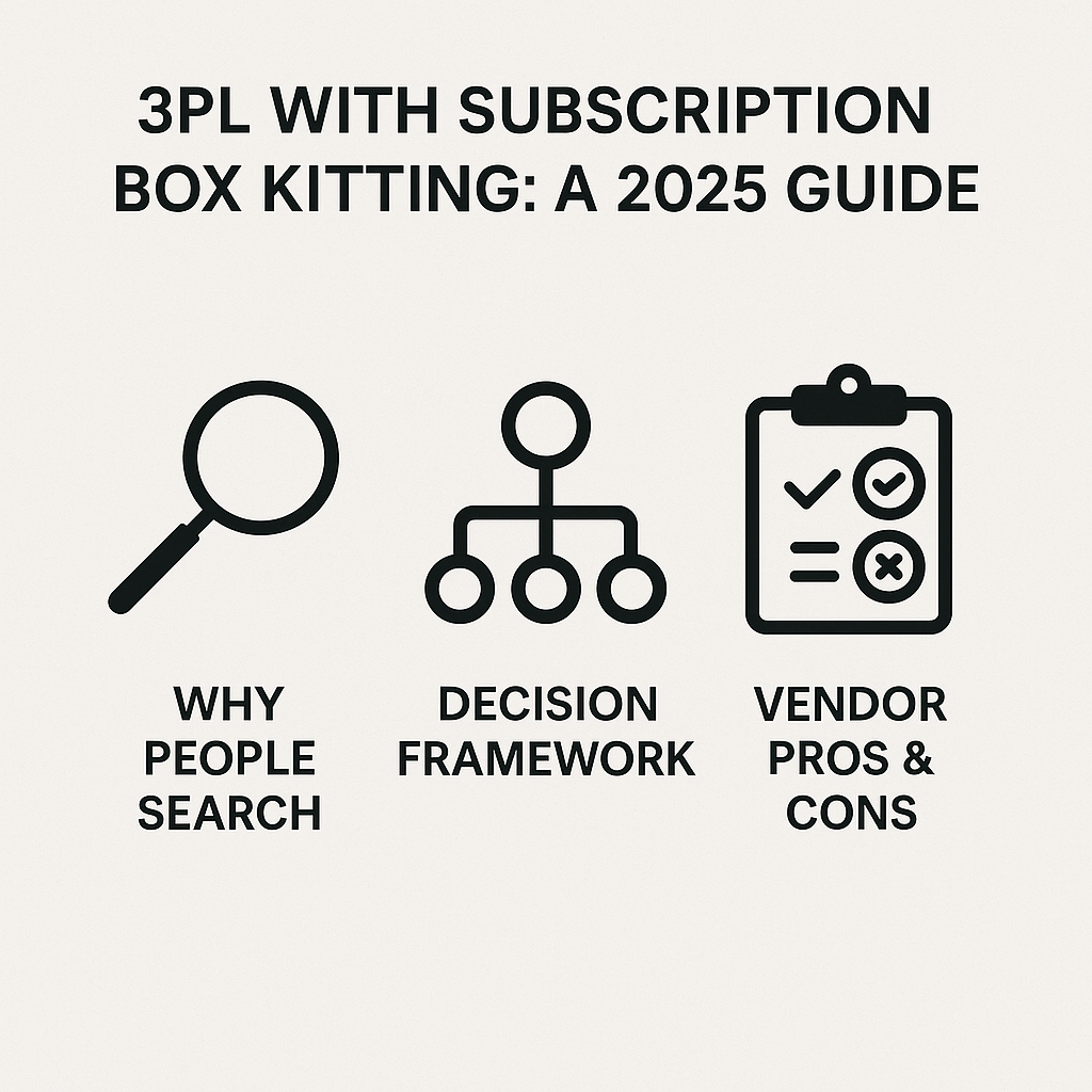 3PL with Subscription Box Kitting: A 2025 Guide