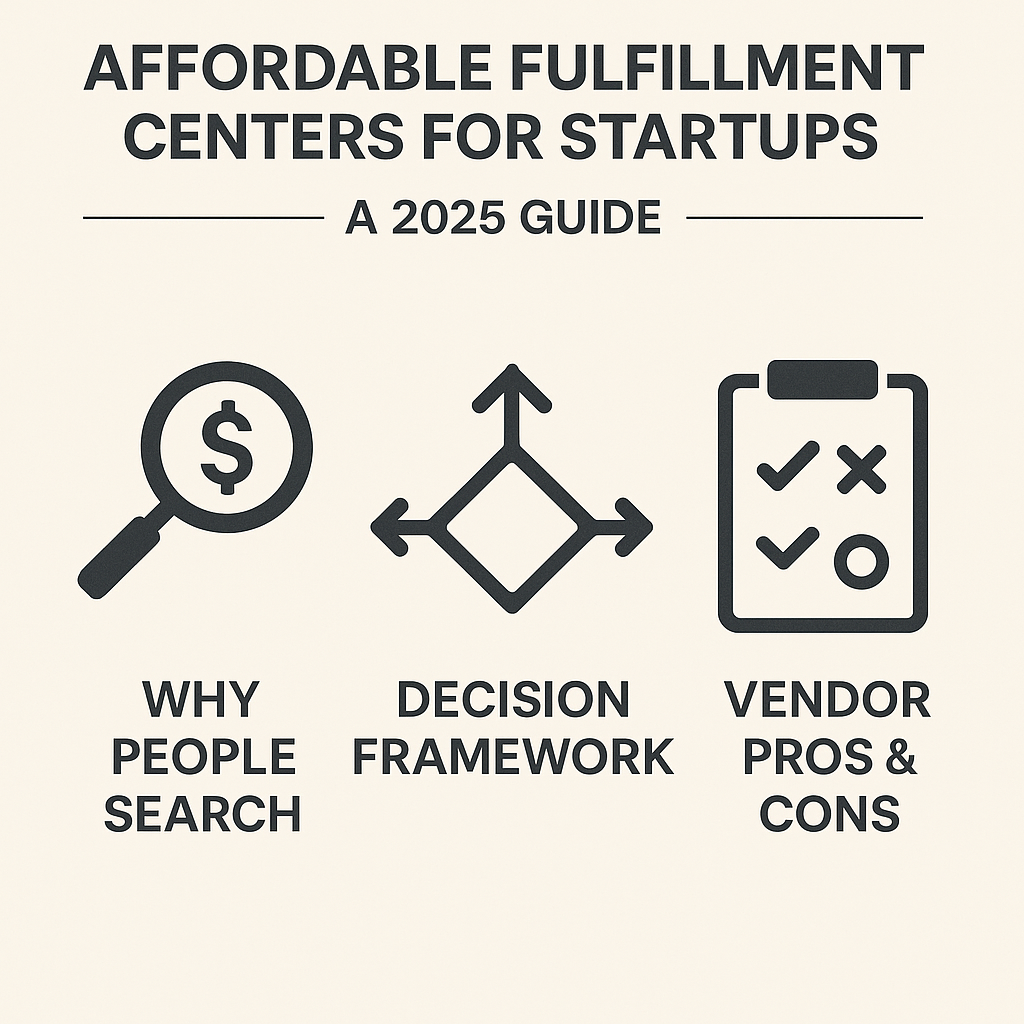 Affordable Fulfillment Centers for Startups: A 2025 Guide
