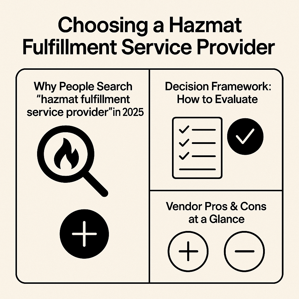 Choosing a Hazmat Fulfillment Service Provider