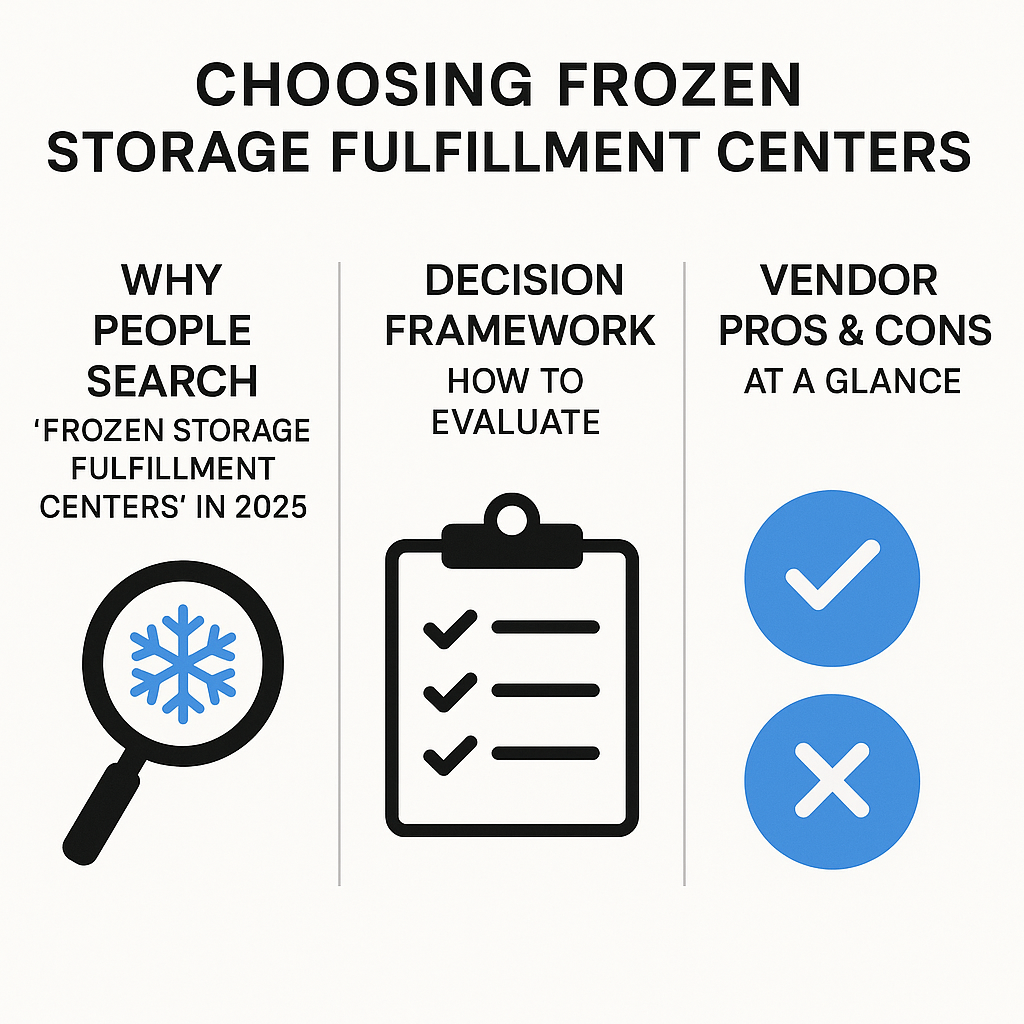 Choosing Frozen Storage Fulfillment Centers