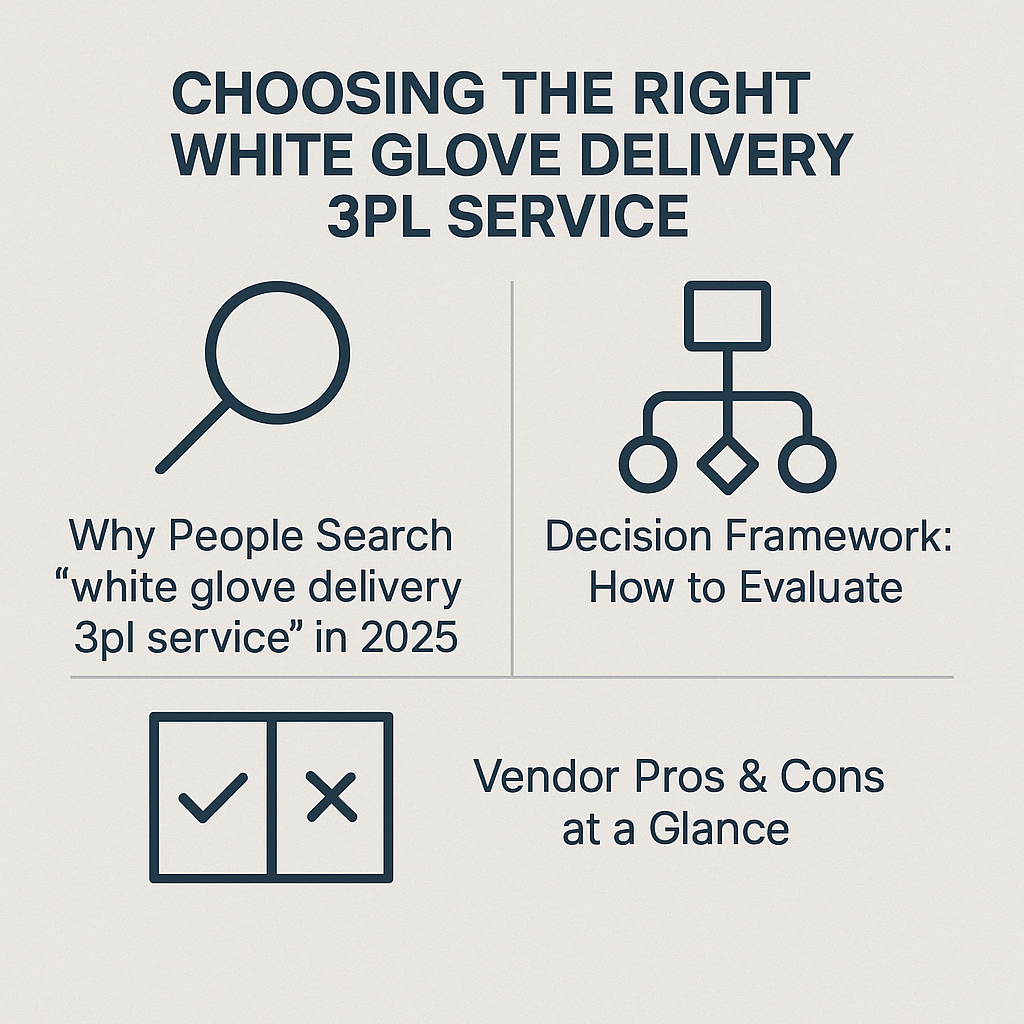 Choosing the Right White Glove Delivery 3PL Service