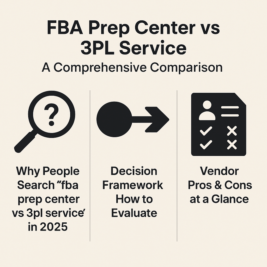FBA Prep Center vs 3PL Service: A Comprehensive Comparison