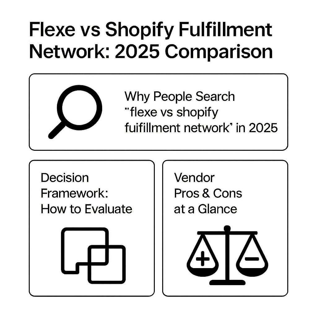 Flexe vs Shopify Fulfillment Network: 2025 Comparison