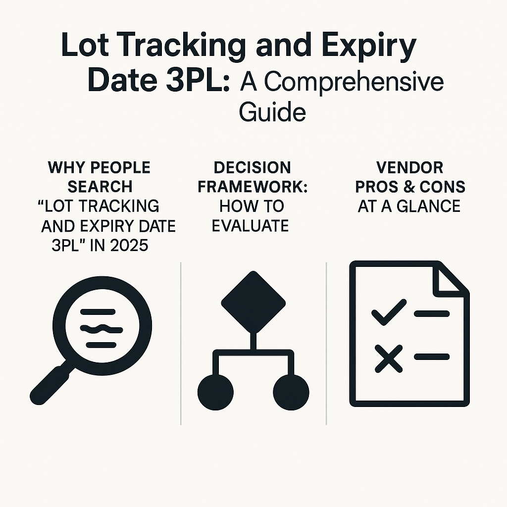 Lot Tracking and Expiry Date 3PL: A Comprehensive Guide