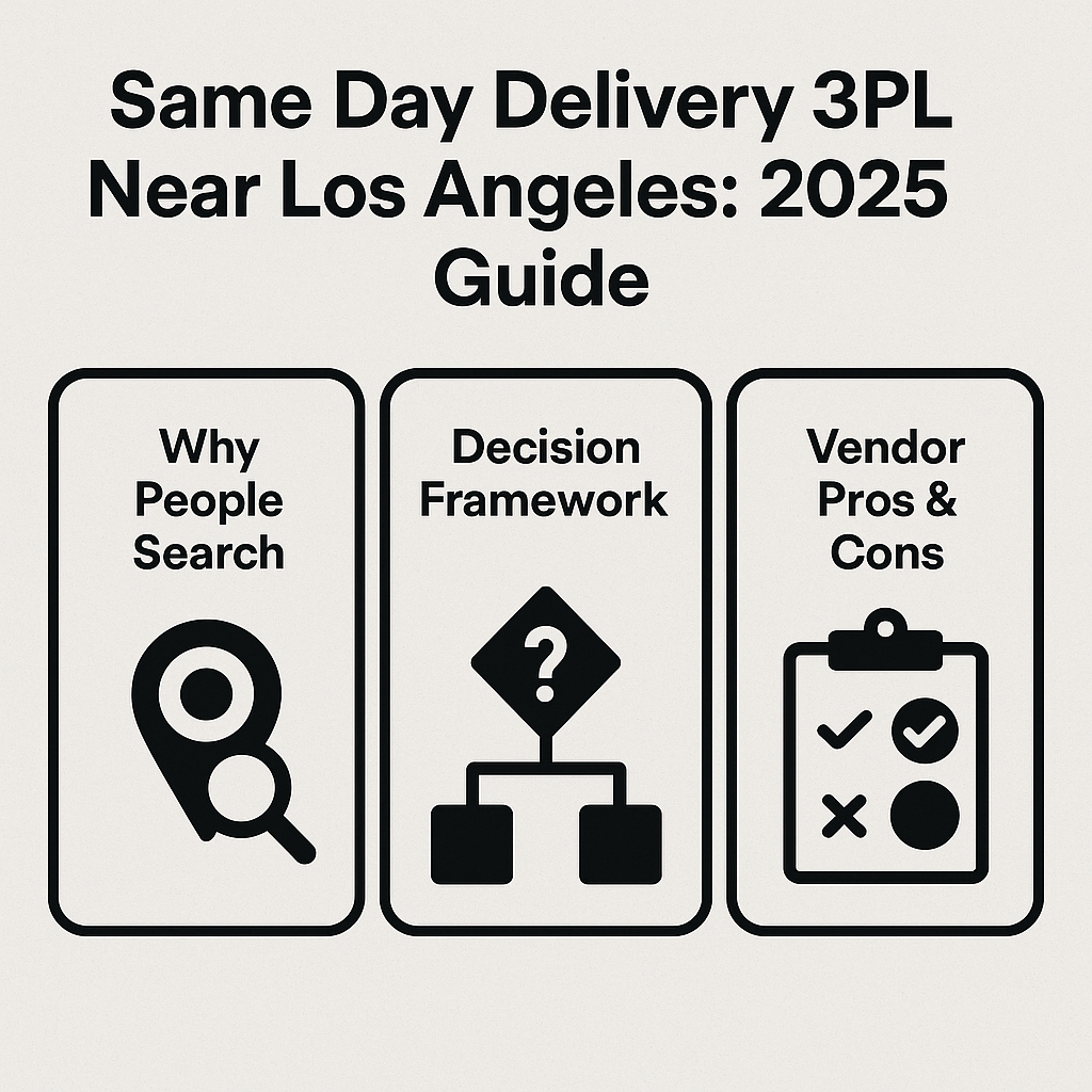 Same Day Delivery 3PL Near Los Angeles: 2025 Guide