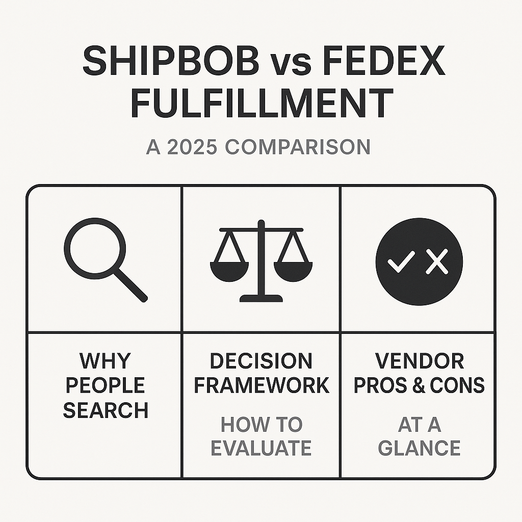 ShipBob vs FedEx Fulfillment: A 2025 Comparison