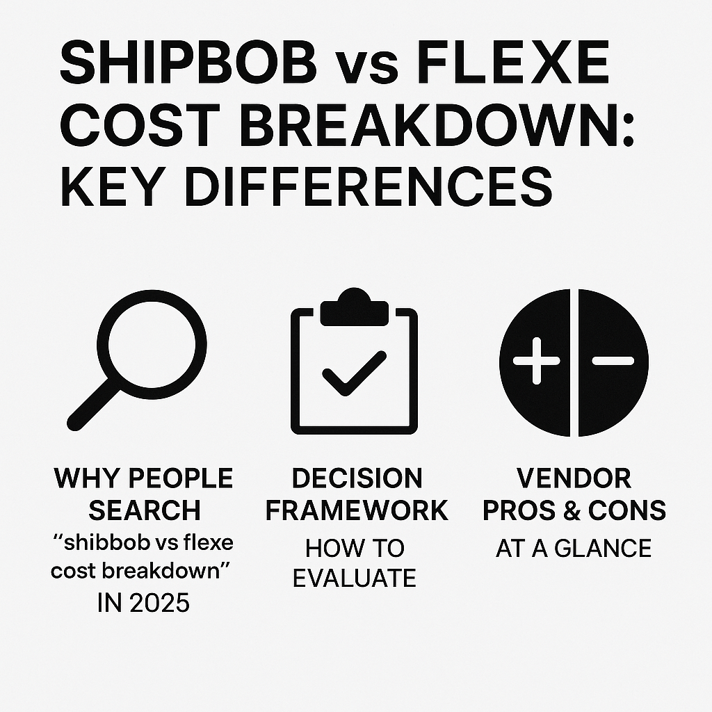 ShipBob vs Flexe Cost Breakdown: Key Differences